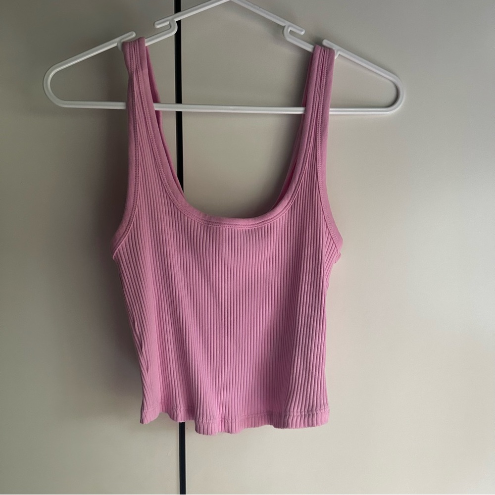 Urban Outfitters Pink Summer Cropped Tank